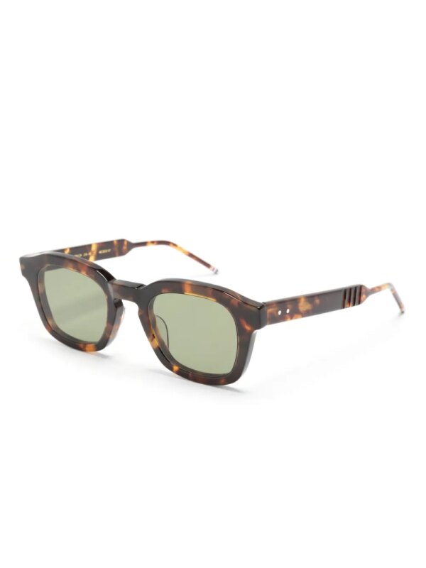 Thom Browne Eyewear Zonnebril met wayfarer montuur - Bruin
