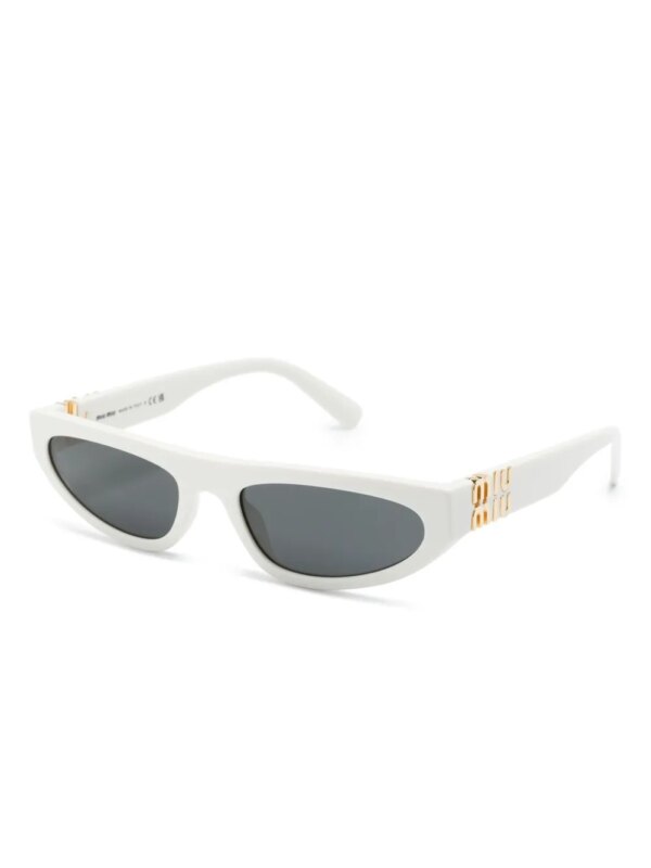 Miu Miu Eyewear Miu Glimpse cat-eye zonnebril - Wit