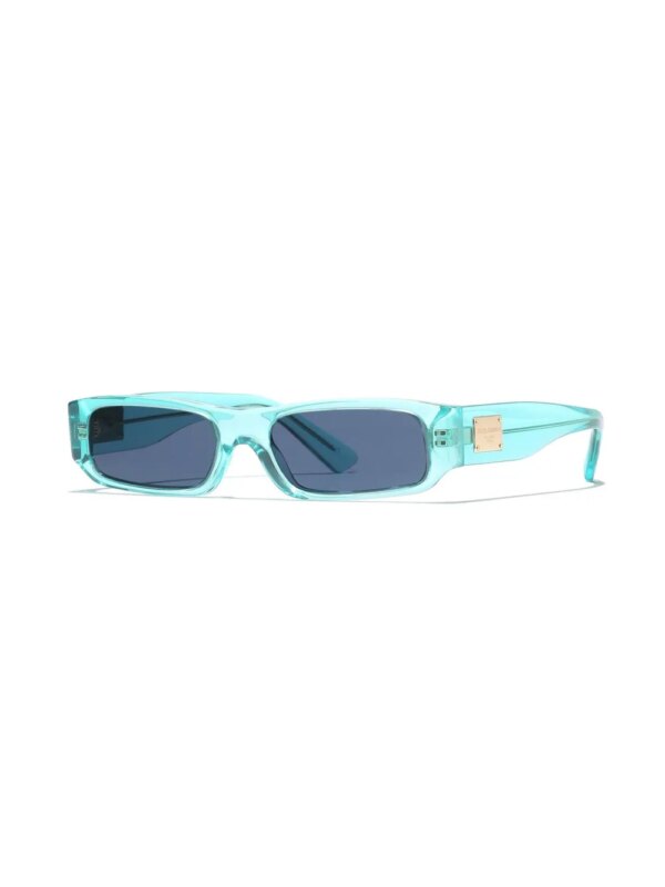 Dolce & Gabbana Kids Zonnebril met vierkant montuur - Blauw