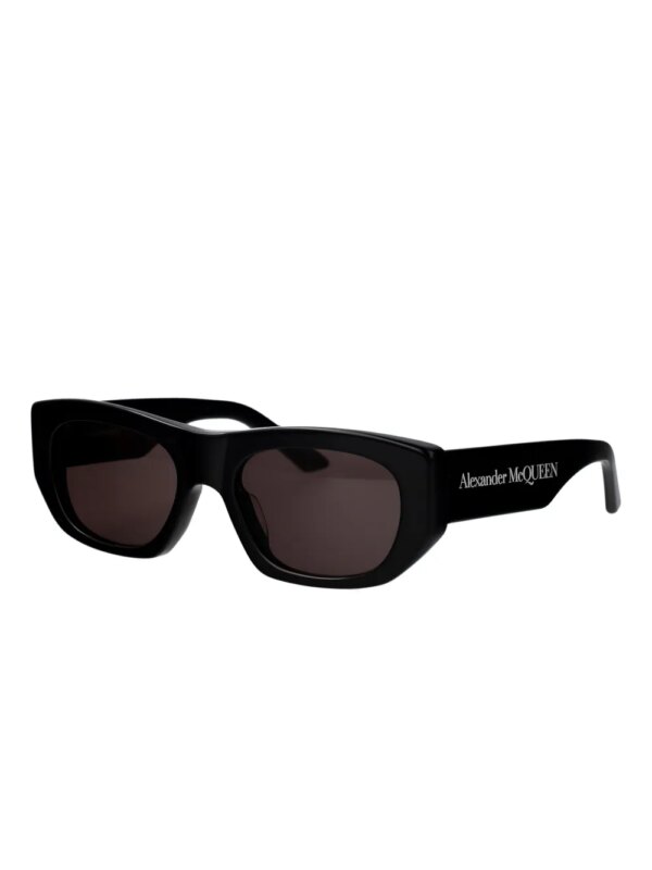 Alexander McQueen Eyewear Zonnebril met geometrisch montuur - Zwart