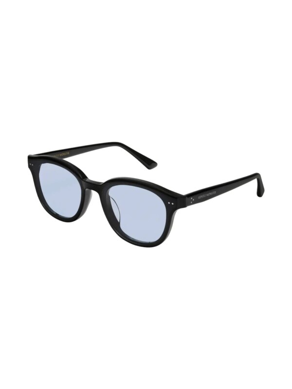 Gentle Monster Jade 01B zonnebril met rond montuur - Zwart