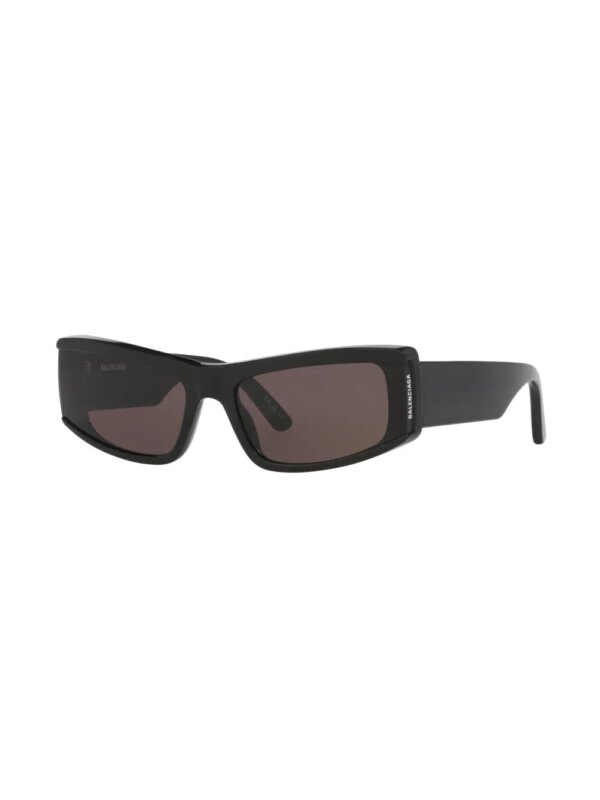 Balenciaga Eyewear Zonnebril met rechthoekig montuur - Zwart
