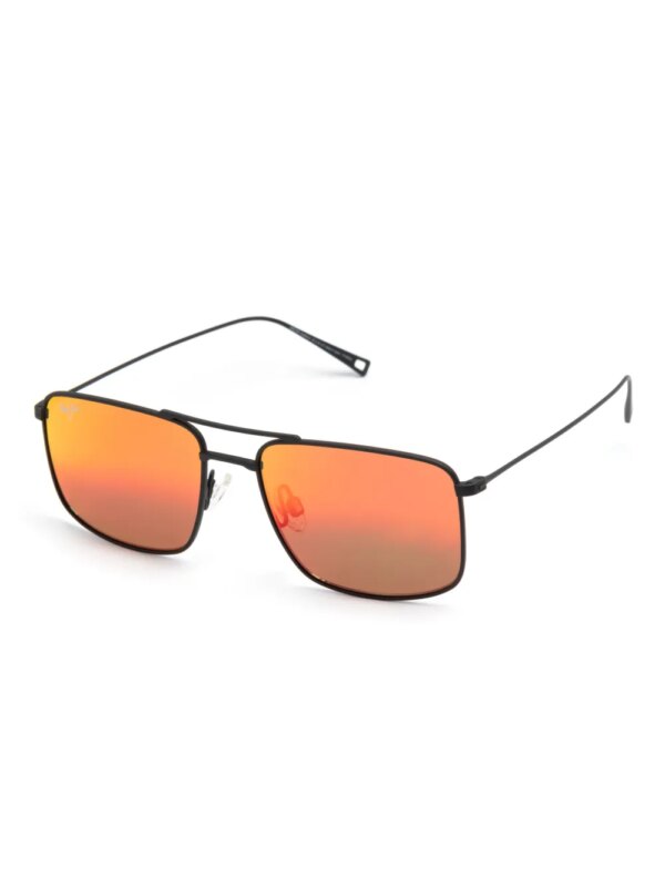 Maui Jim Aeko zonnebril met piloten montuur - Zwart