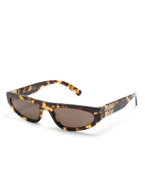 Miu Miu Eyewear Miu Glimpse cat-eye zonnebril - Bruin