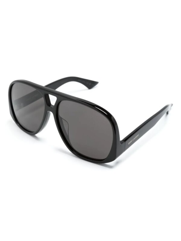 Saint Laurent Eyewear Solace zonnebril met piloten montuur - Zwart