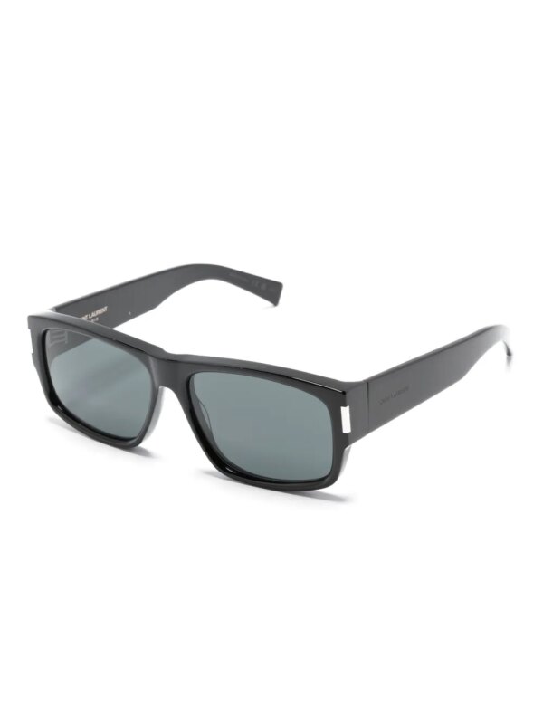 Saint Laurent Eyewear SL 689 zonnebril met rechthoekig montuur - Zwart