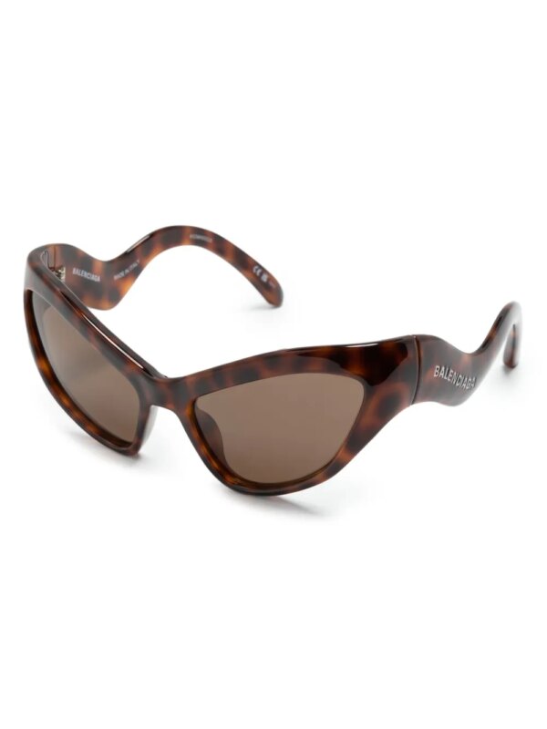 Balenciaga Eyewear Hamptons zonnebril met cat-eye montuur - Bruin