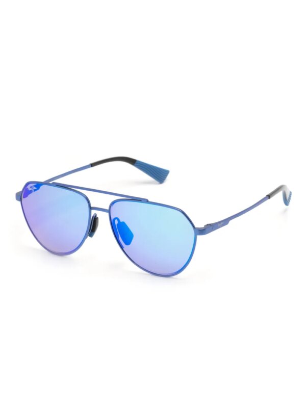 Maui Jim Zonnebril met piloten montuur - Blauw