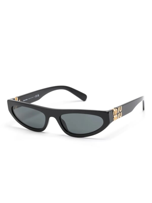Miu Miu Eyewear Miu Glimpse cat-eye zonnebril - Zwart
