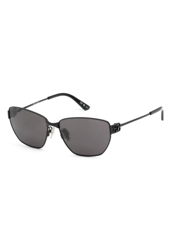Balenciaga Eyewear BB0337S zonnebril met vierkant montuur - Bruin