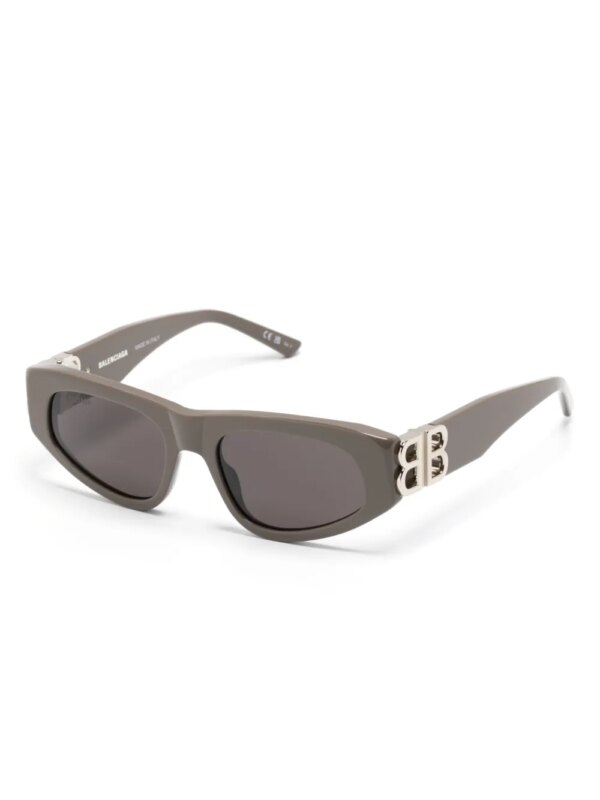 Balenciaga Eyewear Dynasty zonnebril met D-montuur - Bruin