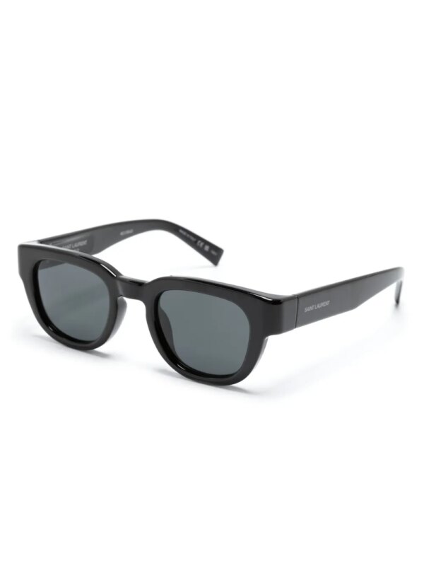 Saint Laurent Eyewear 675 zonnebril met vierkant montuur - Zwart