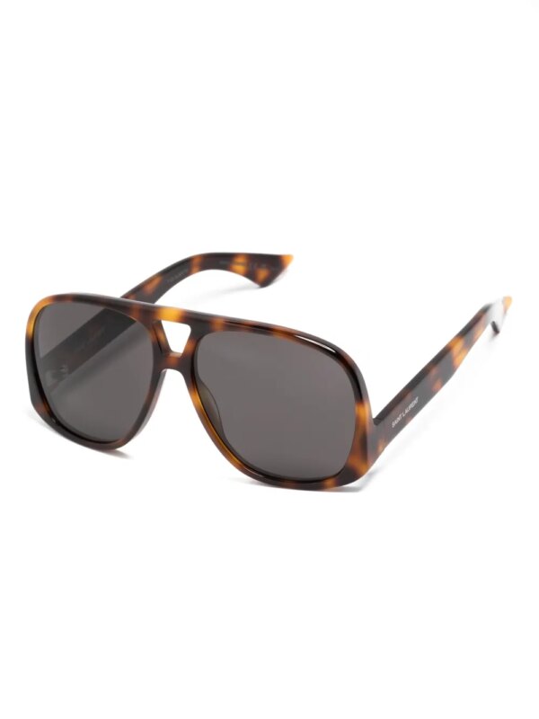 Saint Laurent Eyewear SL 652 zonnebril met piloten montuur - Bruin