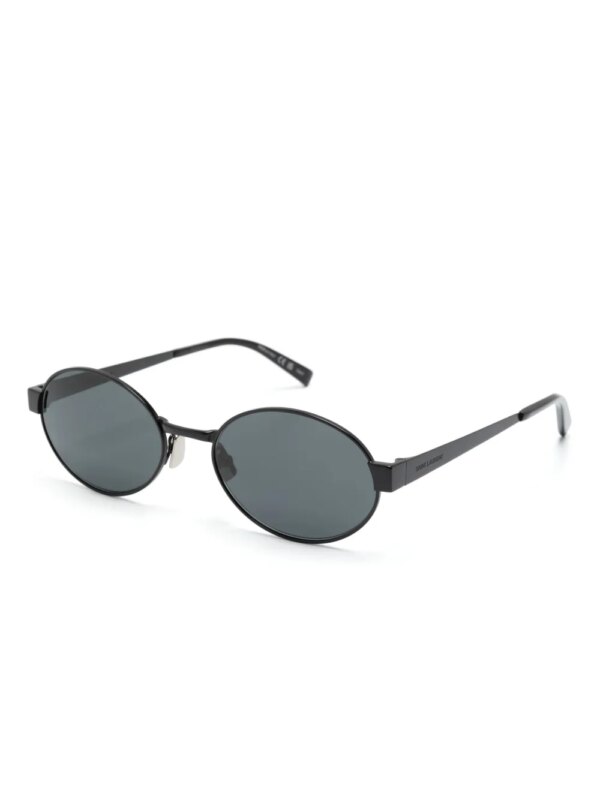 Saint Laurent Eyewear SL692 zonnebril met ovaal montuur - Zwart