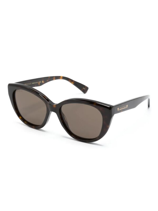 Gucci Eyewear Zonnebril met cat-eye montuur - Bruin
