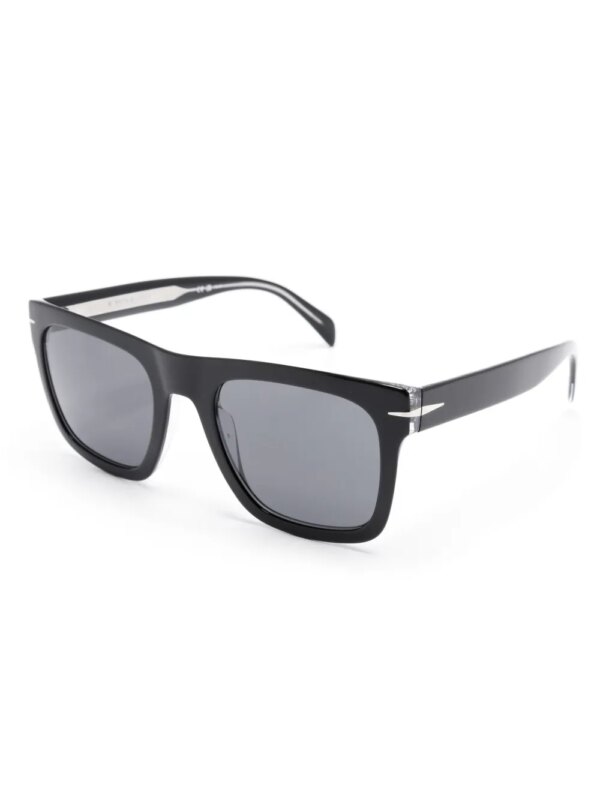 Eyewear by David Beckham Zonnebril met wayfarer montuur - Zwart
