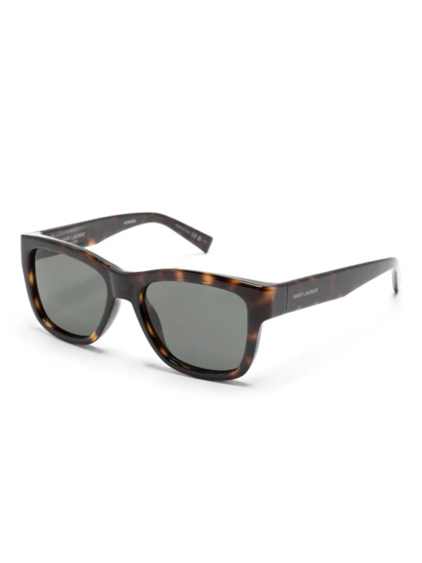 Saint Laurent Eyewear SL 674 zonnebril met vierkant montuur - Bruin