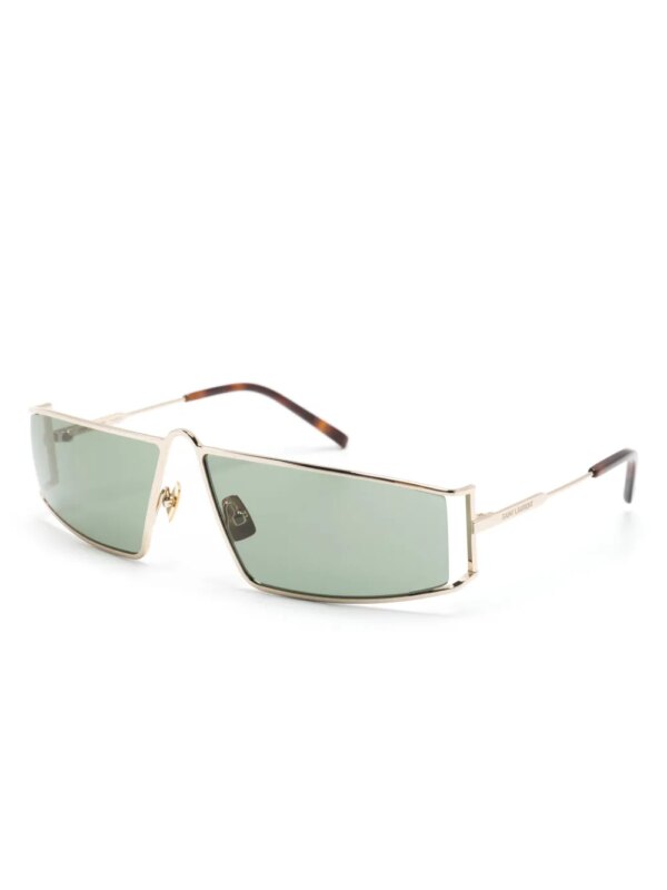 Saint Laurent Eyewear SL 606 zonnebril met rechthoekig montuur - Goud