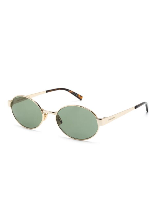 Saint Laurent Eyewear 692 zonnebril met ovalen montuur - Goud