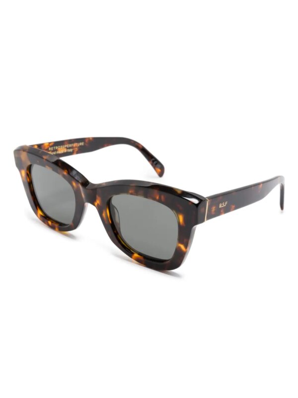 Retrosuperfuture Altura zonnebril met wayfarer montuur - Bruin