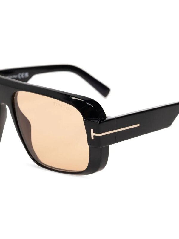 TOM FORD Eyewear Zonnebril met piloten montuur - Zwart