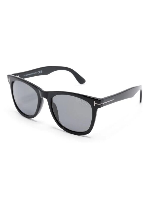 TOM FORD Eyewear Kevyn zonnebril met vierkant montuur - Zwart
