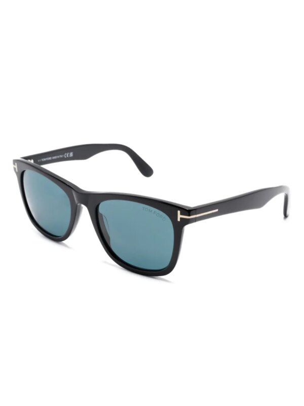 TOM FORD Eyewear Kevyn zonnebril met wayfarer montuur - Zwart