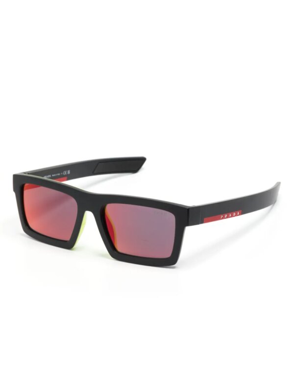 Prada Eyewear Zonnebril met vierkant montuur - Zwart