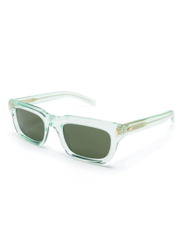 Gucci Eyewear Zonnebril met vierkant montuur - Groen