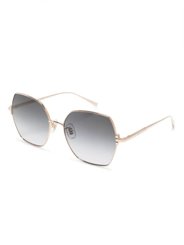 Chopard Eyewear Zonnebril met vierkant montuur - Goud