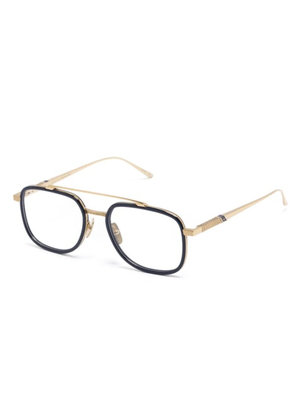 Leisure Society Tempest zonnebril met vierkant montuur - Goud