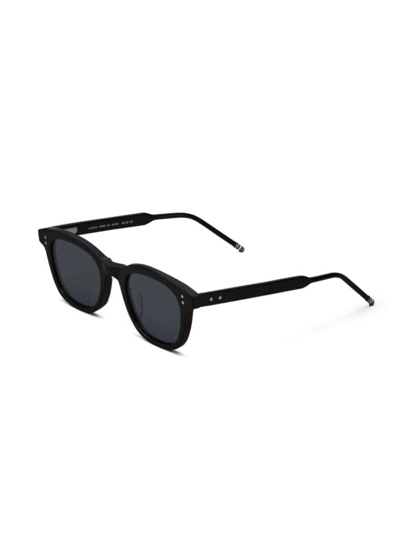 Thom Browne Eyewear Zonnebril met vierkant montuur - Zwart