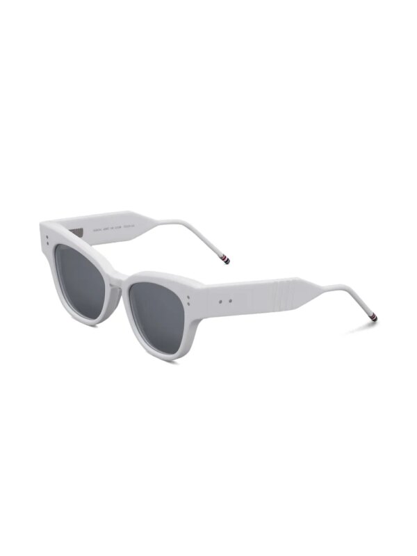 Thom Browne Eyewear Zonnebril met cat-eye montuur - Wit