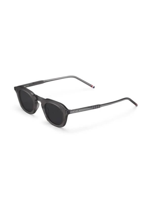 Thom Browne Eyewear Zonnebril met vierkant montuur - Grijs