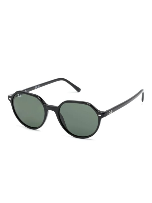 Ray-Ban Thalia zonnebril met rond montuur - Zwart