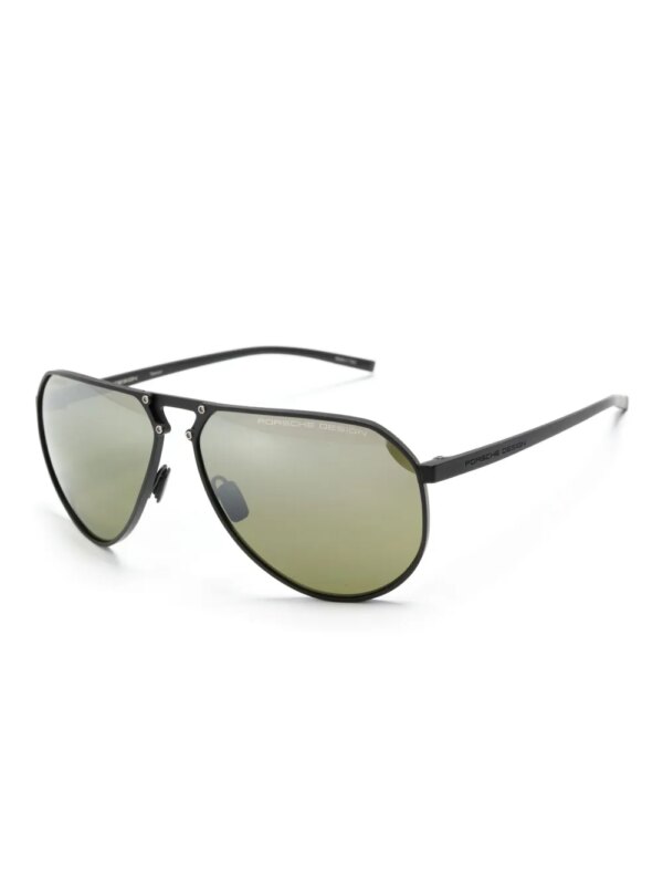 Porsche Design P8938 zonnebril met piloten montuur - Zwart