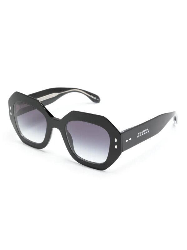 Isabel Marant Eyewear Lily zonnebril met geometrisch montuur - Zwart