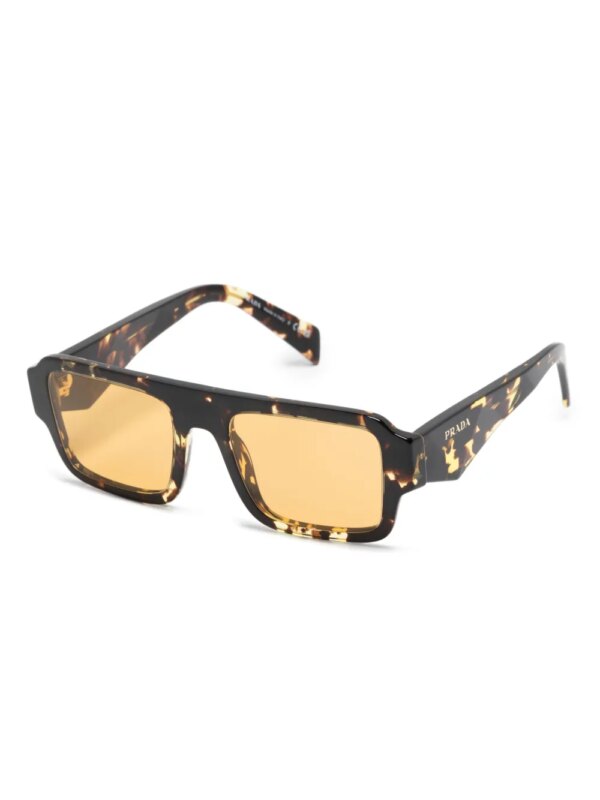 Prada Eyewear Zonnebril met oversized montuur - Zwart