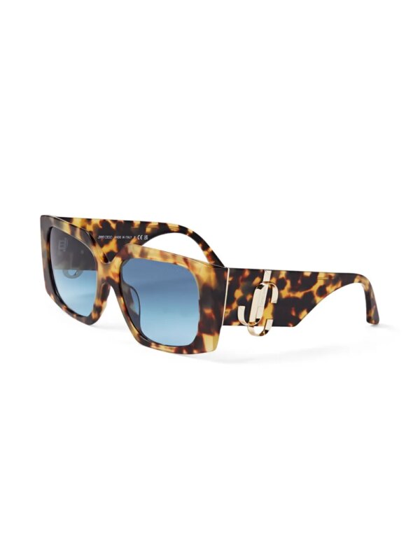 Jimmy Choo Eyewear Ariana zonnebril met oversized montuur - Bruin