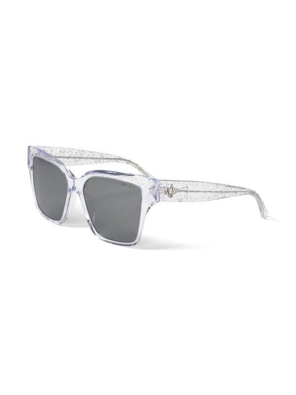 Jimmy Choo Eyewear Giava zonnebril met vierkant montuur - Wit