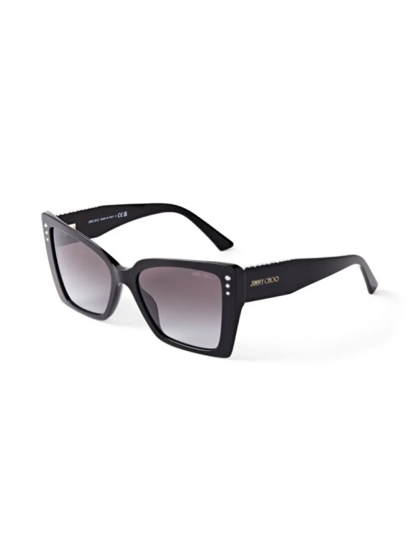 Jimmy Choo Eyewear Lorea zonnebril met cat-eye montuur - Zwart