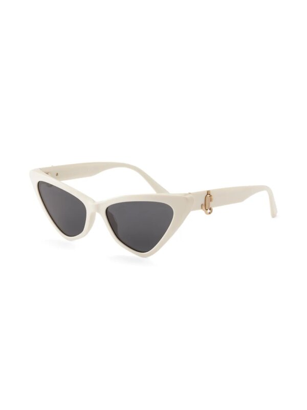 Jimmy Choo Eyewear Sol zonnebril met cat-eye montuur - Wit