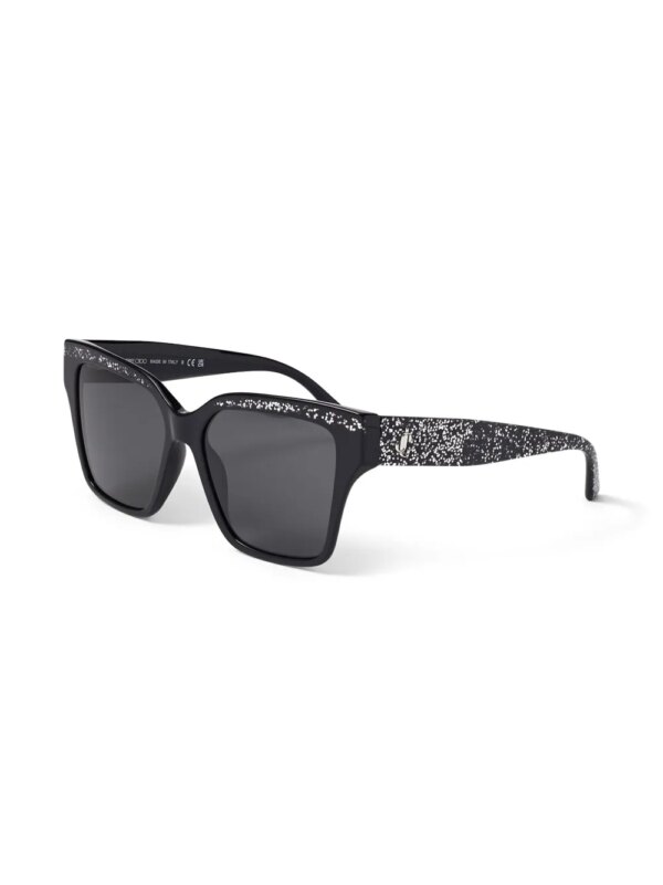 Jimmy Choo Eyewear Zonnebril met vierkant montuur - Zwart
