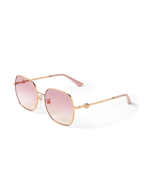 Jimmy Choo Eyewear Misha zonnebril met oversized montuur - Bruin