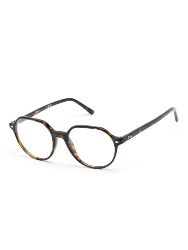 Ray-Ban Thalia zonnebril met rond montuur - Bruin