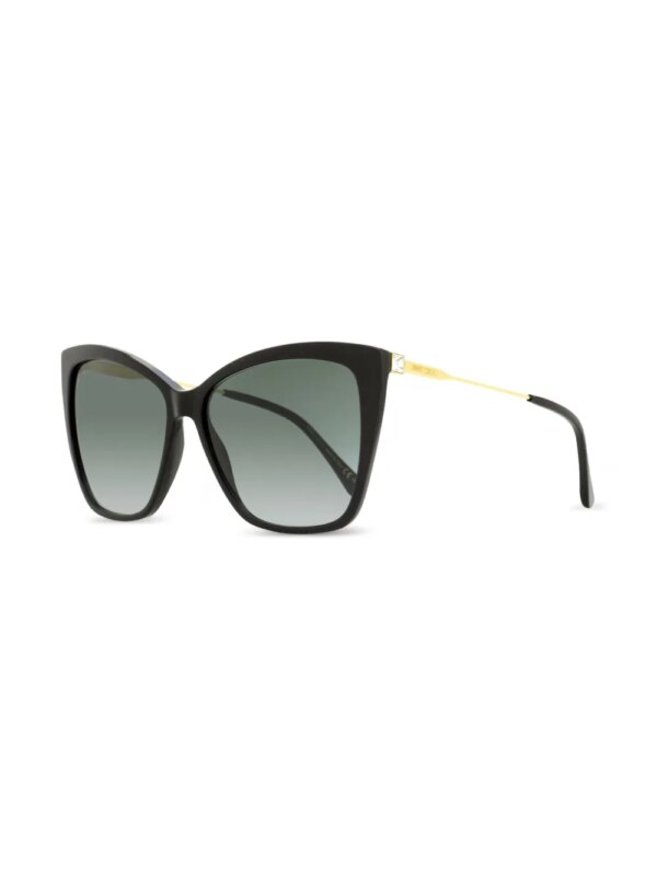 Jimmy Choo Eyewear Seba zonnebril met vlinder montuur - Zwart