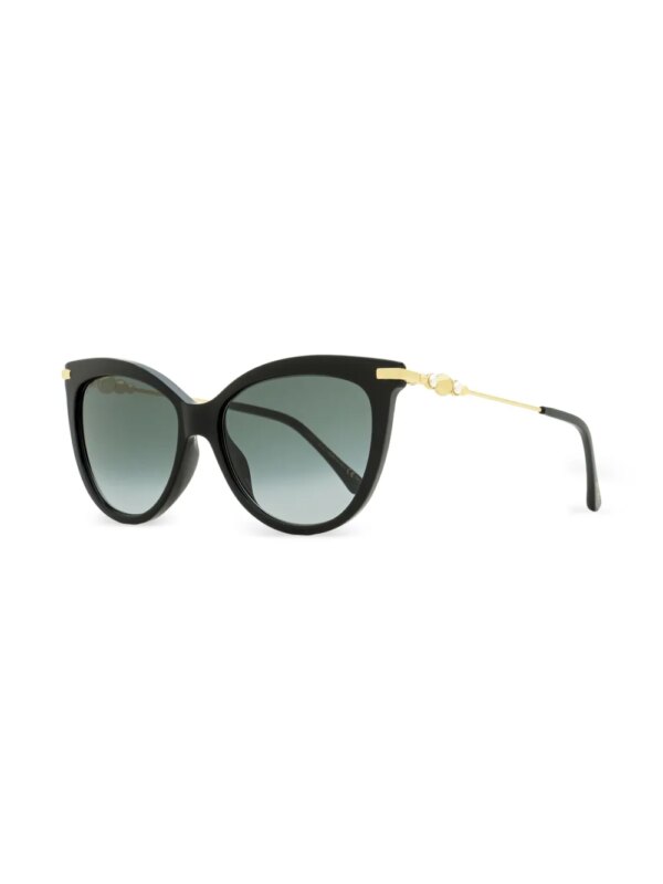 Jimmy Choo Eyewear Tinsley zonnebril met cat-eye montuur - Zwart