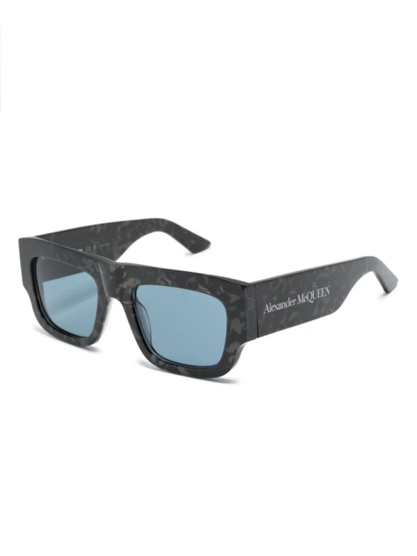 Alexander McQueen Eyewear AM 0449S zonnebril met vierkant montuur - Bruin