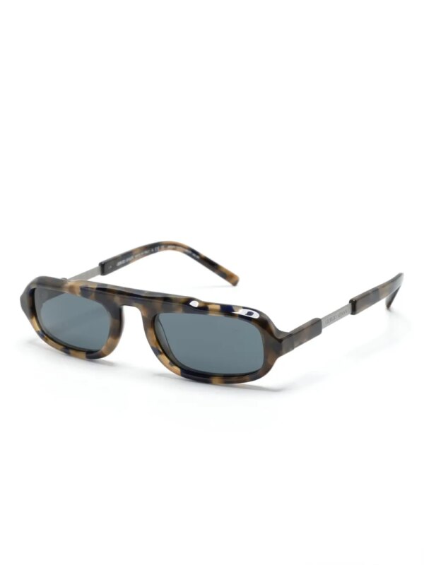 Giorgio Armani Zonnebril met ovalen montuur - Bruin