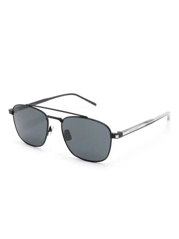 Saint Laurent Eyewear SL 665 zonnebril met vierkant montuur - Zwart